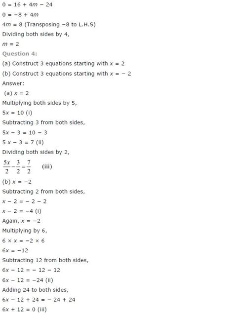 Class 7th Simple Equation 的图像结果
