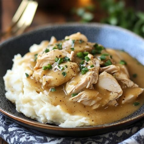 Crockpot Chicken & Gravy – Recipe quick and easy