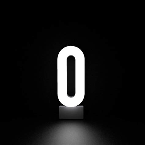 Image result for 0 Number Neon Sign