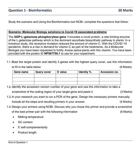 Image result for Case-Based Question On Bioinformatics Class 12