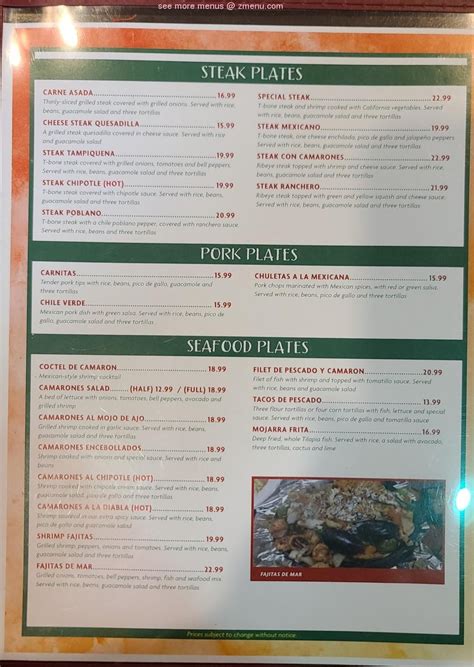 Online Menu of Monterrey Mexican Grill Restaurant, Waterloo, New York ...