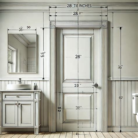 Bathroom Door Size Standard - redfinz.com