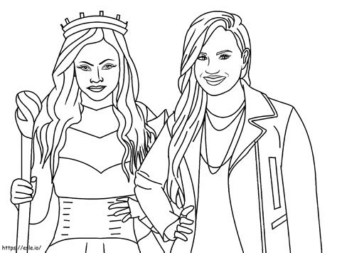 Descendants 3 Audrey Coloring Pages [2025]