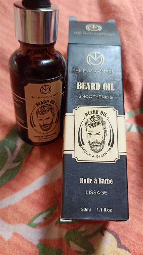 The Man Company Advanced Beard Growth Oil for Men with Argan & Geranium ...