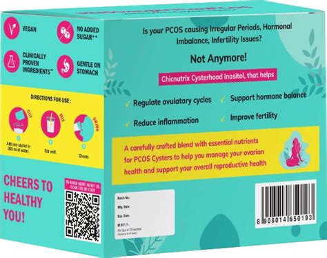 Buy CHICNUTRIX CYSTERHOOD INOSITOL - PCOS OVARIAN HEALTH MANAGEMENT ...