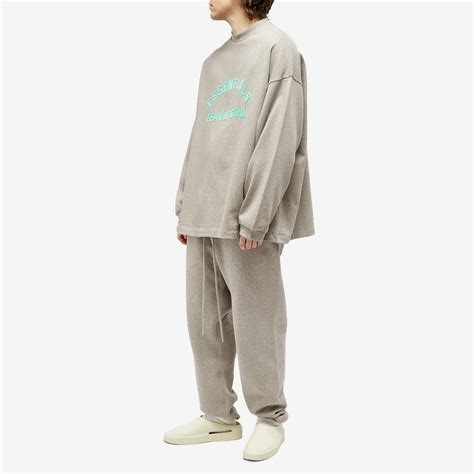 Fear of God ESSENTIALS Men's Spring Tab Detail Sweat Pants in Dark ...