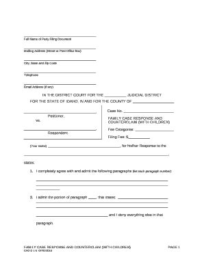 Fee Categories: template Doc Template | pdfFiller