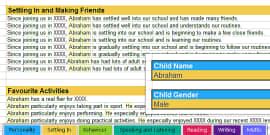 Report Writing / Progress Card Comments