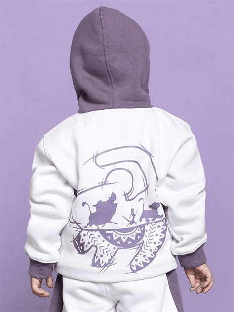 HAKUNA MATATA OVERSIZED HOODIE BOYS GIRLS WHITE VIOLET | Buy Online at ...