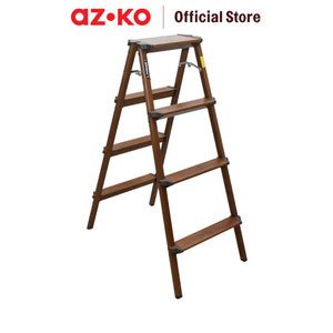 Promo Krisbow Tangga Aluminium 4 Step Motif Kayu Teak Cicil 0% 3x ...