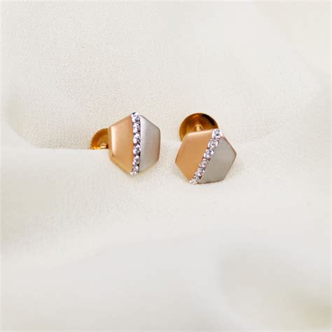 Buy Polygon Shaped Earring in India | Chungath Jewellery Online- Rs ...