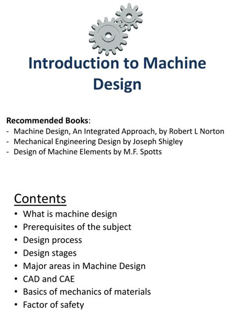 Image result for Summary of Machine Design