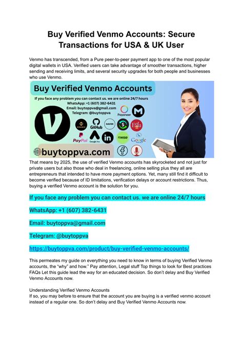 PPT - Buy Verified Venmo Accounts_ Secure Transactions for USA & UK ...