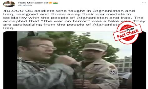 FACT CHECK: Did 40,000 US soldiers throw away medals to show solidarity ...