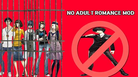 No Adult Romance Mod for Persona 5 Royal (PC) | P5R (PC) Mods