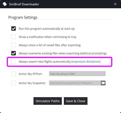 Image result for How to Use Simbrief Downloader