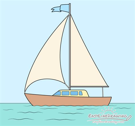 How to Draw a Boat Step by Step for Kids - Collins Thelingly