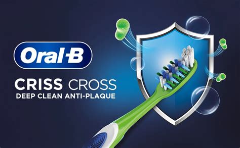 Oral-B Criss Cross Deep Clean Soft Toothbrush, 4 Count (Buy 2, Get 2 ...
