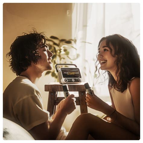 Karaoke TV Speaker with Dual Microphones | KTV Retro TV Speaker – XECH