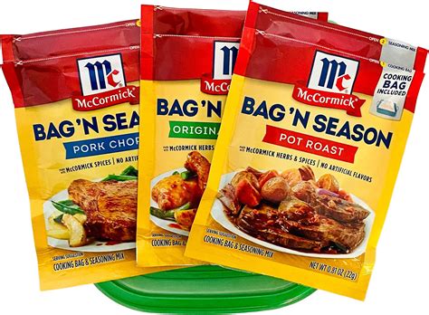 Amazon.com : McCormick Bag 'n Season Original Chicken Cooking Bag ...