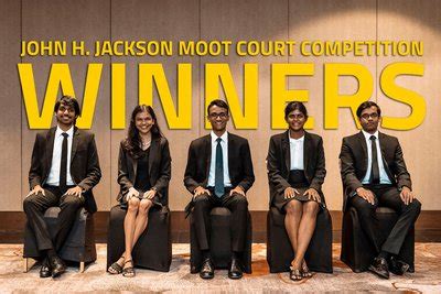 Congratulations to the Winners of the 2021 John H. Jackson Moot Court ...