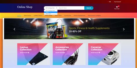Image result for HTML Projects with Source Code Online Shopping