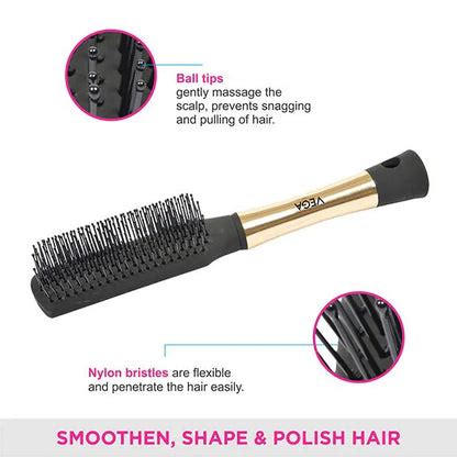 VEGA FLAT HAIR BRUSH E17 FB – Beauty Corner
