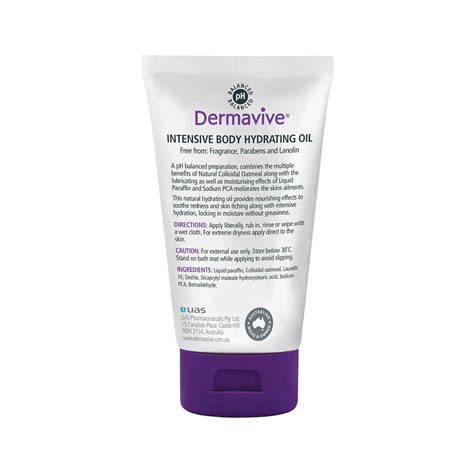 Buy Dermavive Body Hydrating Oil Online | Iberiaskinbrands.in