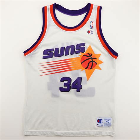 1990s Charles Barkley Phoenix Suns White NBA Jersey – WyCo Vintage