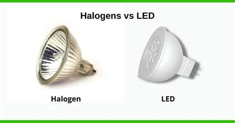 Image result for LED vs Halogen Light Bulbs