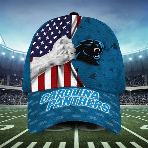 Carolina Panthers USA Flag Cap - Panthersfanstore.com