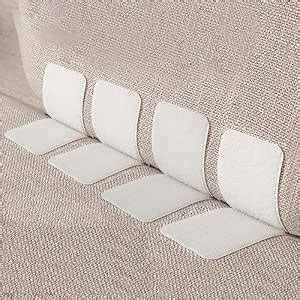 YOMITH Hook and Loop Gripper Tape for Table Cloth, Bed Sheet, Rugs ...