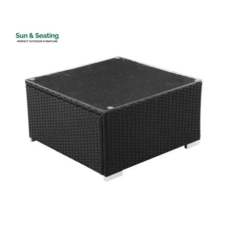 Samah Outdoor Garden Conversation Sofa Set (Black/Orange) – Sun and Seating