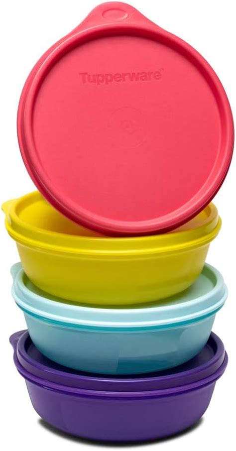 Tupperware Plastic Large Handy Bowl Set, 500Ml, Set Of 2 (Color May ...