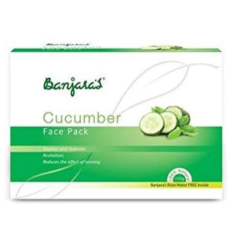 Banjaras Cucumber Face Pack, 100 gm Price, Uses, Side Effects ...