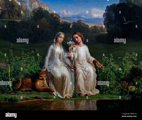 Virginitas - The poem of the soul by Louis Janmot 1814-1892 France ...