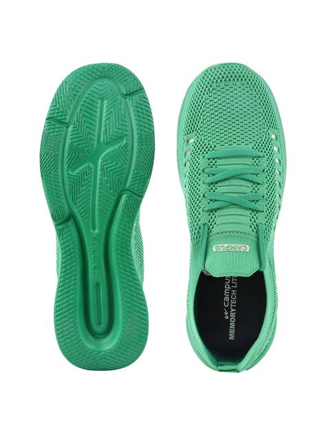 Buy Running Shoes For Women: Camp-Fleek-D-Grn-Sil | Campus Shoes