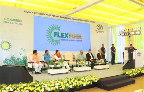 Launch of Toyota’s first of its kind pilot project on Flexi-Fuel Strong ...