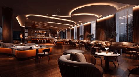 Sophisticated Bar And Restaurant Boasting Luxurious Modern Design ...