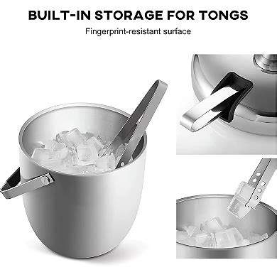 Insulated Ice Bucket - Exclusive Lid With Improved Structure, 2.8 L ...