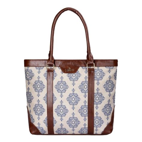 THE CLOWNFISH Miranda Series 15.6 inch Laptop Bag For Women Printed Ha ...