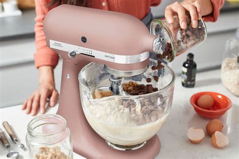Tilt-head stand mixer, 4.8L, Model 185, Artisan, Feather Pink ...