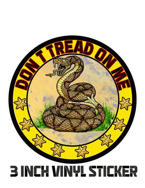 don't tread on me | stickyfingazz