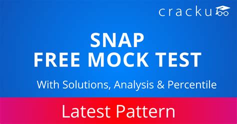 SNAP 2021 Free Mock Test | Best SNAP Test Series
