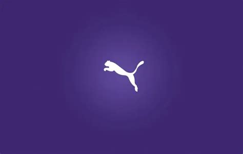 Download wallpaper logo, minimalism, background, puma, company, brand ...
