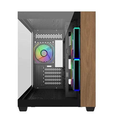 Cooler Master Elite 481 Wood mATX Dual‑Chamber PC Case - tpstech.in