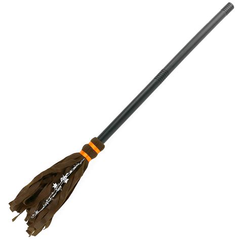Witch Broomstick Costume Accessories - Realistic Wizard Flying Felt ...