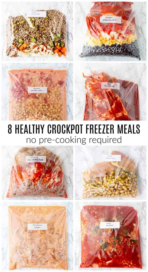 Freezer Crockpot Meals
