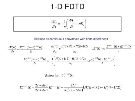 Image result for FDTD Formula