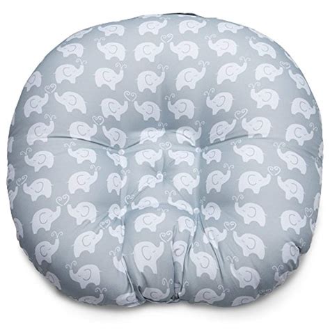 Boppy Newborn Lounger, Elephant Love Gray